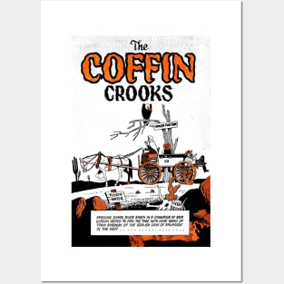 The Coffin Crooks Buffalo Bill Western Cowboy Vintage Retro Comic Posters and Art